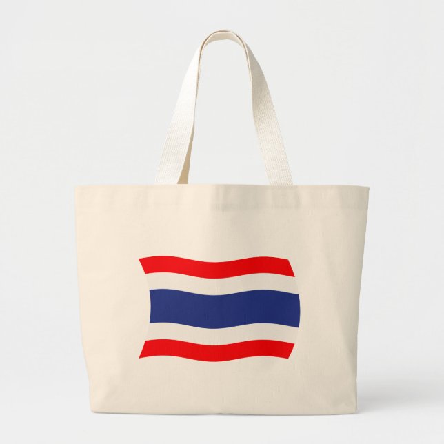 Thailands flag Totebag Jumbo Tygkasse (Framsidan)