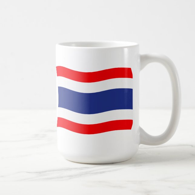 Thailands flagga mugg (Höger)
