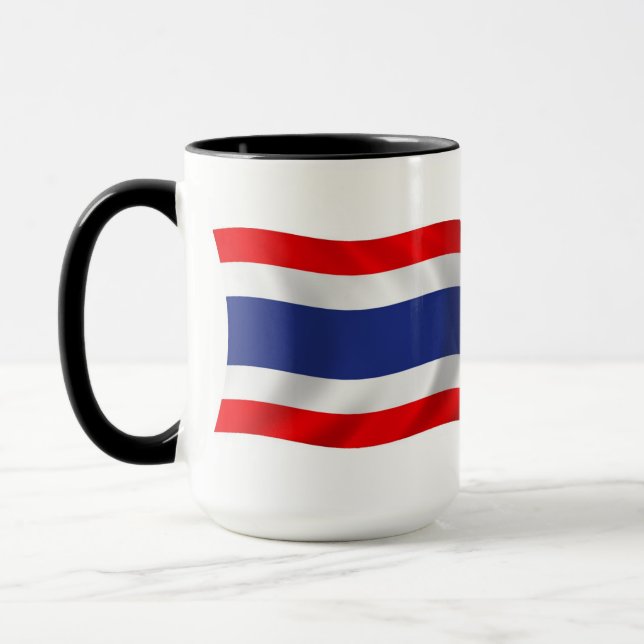 Thailands flagga mugg (Vänster)