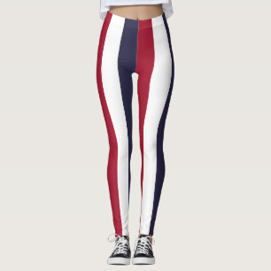 Thailands nationella Flagga Färg Lodrät stripe Leggings