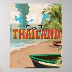 Thailands reseaffisch i Bröllop. Poster
