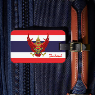 Thailands språkvagnar, patriotiska thailändska Fla Bagagebricka