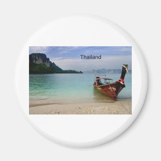Thailands strand i Krabi (St.K) Magnet (Framsidan)