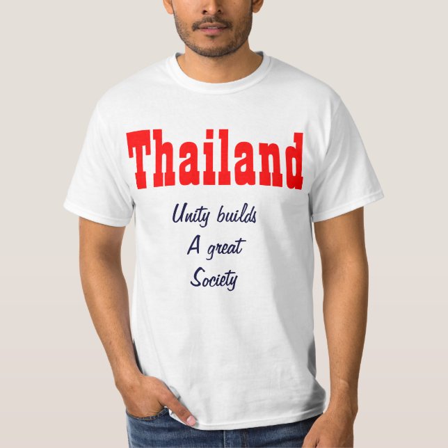 Thailands T-shirts för enhet (Framsida)