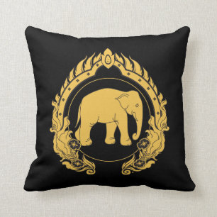 Thailändsk elefant kudde