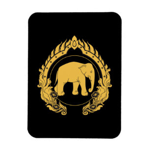Thailändsk elefant magnet