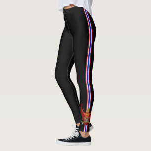 Thailändsk flagga leggings