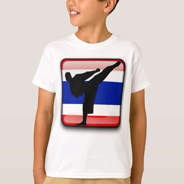 Thailändsk flagga t shirt (Framsida)