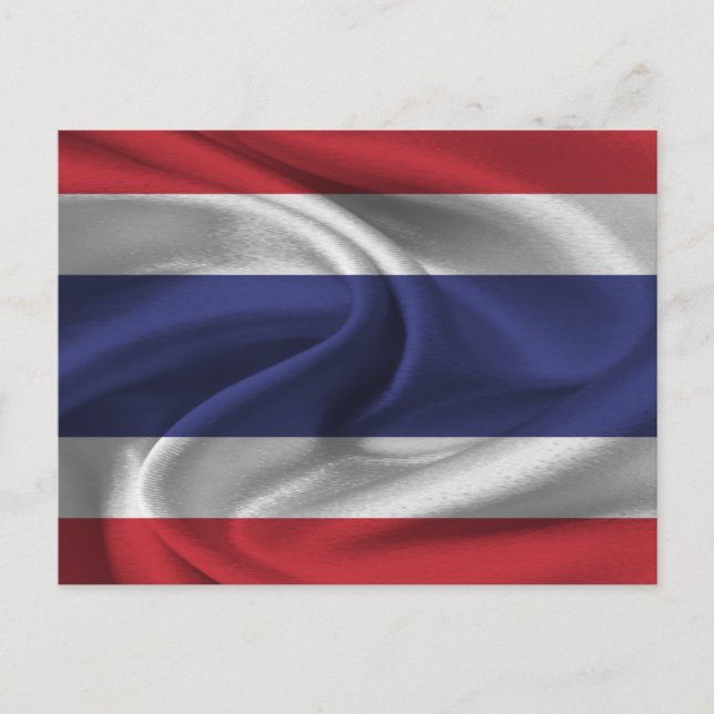 Thailandsk flagga vykort (Framsida)