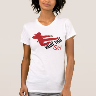 THAILÄNDSK flicka 1,1 för MUAY T Shirt