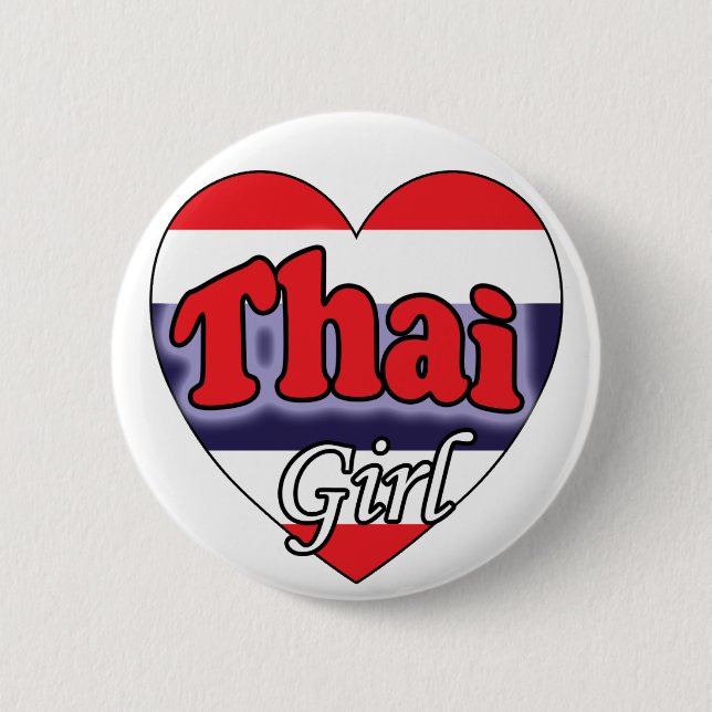 Thailändsk flicka knapp (Framsida)