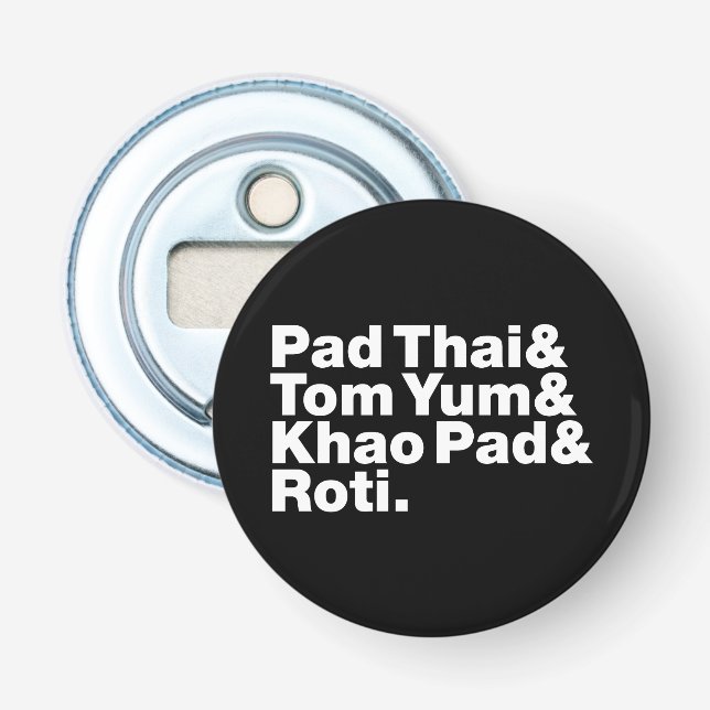 Thailändsk gatumat flasköppnare (Framsidan)