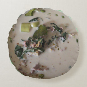 Thailändsk grön curry [แกงเขียวหวาน] ... Asiatisk  Rund Kudde
