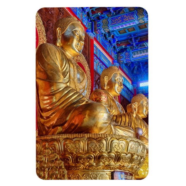 Thailändsk kinesisk Buddha-bildstaty Magnet (Vertikal)