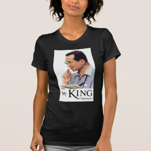 Thailändsk kung Bhumibol Adulyadej - Tee Shirt