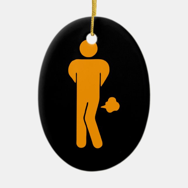 THAILÄNDSK MAT KAN VARA rolig KRYDDIG ⚠ Julgransprydnad Keramik (Framsidan)