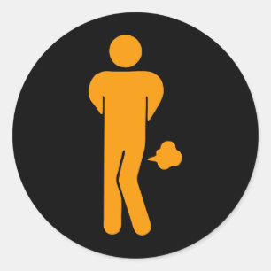 THAILÄNDSK MAT KAN VARA rolig KRYDDIG ⚠ Runt Klistermärke