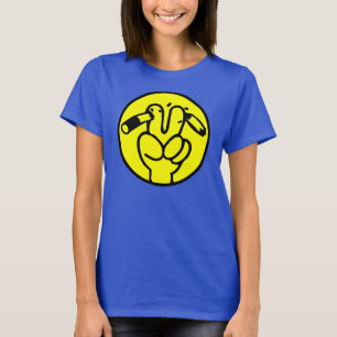 Thailändsk rolig Anti röka ⚠ undertecknar ⚠ Tee Shirt