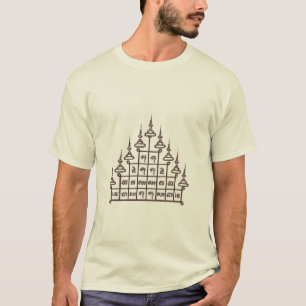 Thailändsk Sak Yant skjorta T-shirt