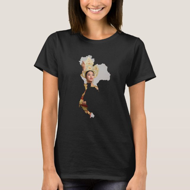 Thailändsk serenad i formen av Thailand T Shirt (Framsida)