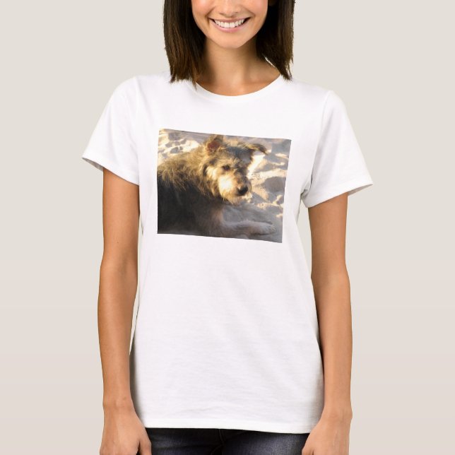 Thailändsk Strandhund T Shirt (Framsida)