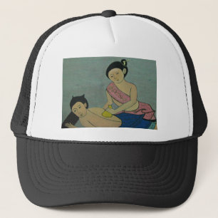 Thailändsk traditionell massage keps