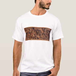 Thailändsk Wood snida T-tröja Tee