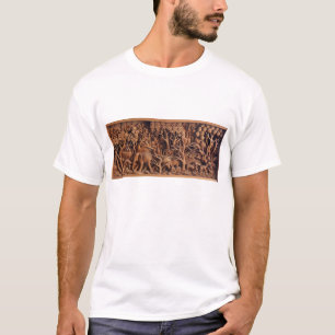 Thailändsk Wood snida T-tröja Tee Shirt