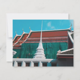 Thailändska buddhisttempel Wat Arun Bangkok Platt Kort