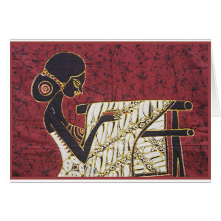 Thailändska DyePainting Hälsningskort