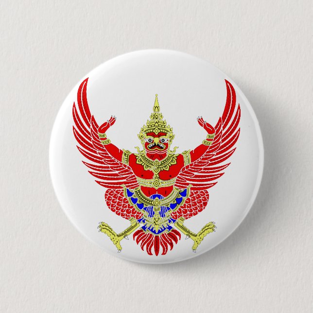THAILÄNDSKA GARUDA - KROOTH - SANSKRIT KNAPP (Framsida)
