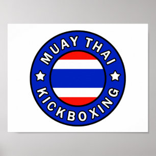 Thailändska Muay Poster