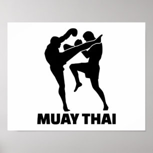 Thailändska Muay Poster