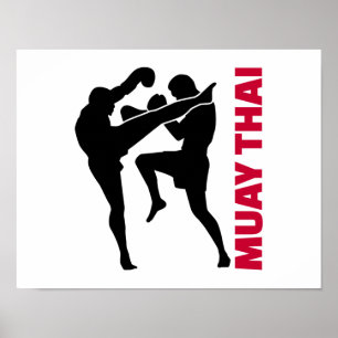 Thailändska Muay Poster