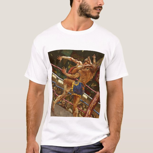 Thailändska Muay T-shirt (Framsida)