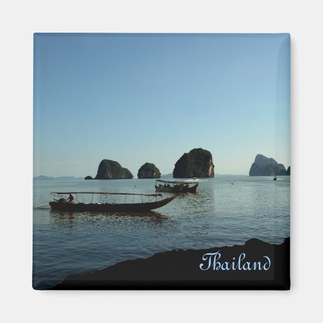 Thailändska öar nära Phuket Magnet (Framsidan)