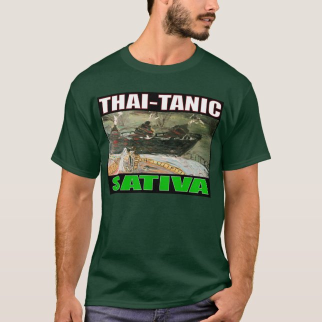 THAILÄNDSKT - SATIVA TANIC TEE SHIRT (Framsida)