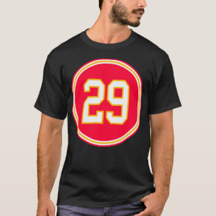 Thakarius Keyes nummer 29 Jersey Kansas City Chief T Shirt