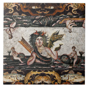 THALASSA SEA GODDESS,SNAKE DRAGON,DOLFINS,FISK KAKELPLATTA