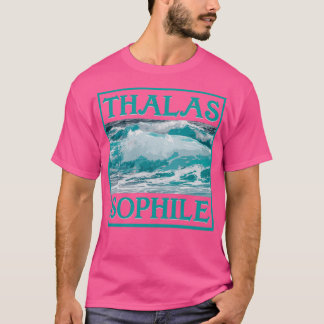 THALASSOPHILE HAVA OCEAN SJÖFART VÅGAR T SHIRT