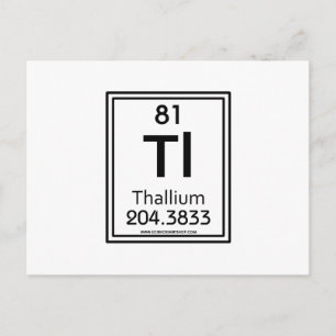 Thallium 81 vykort