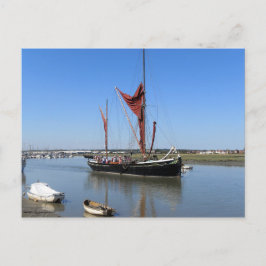 Thames Barge Sailing Boat Vykort