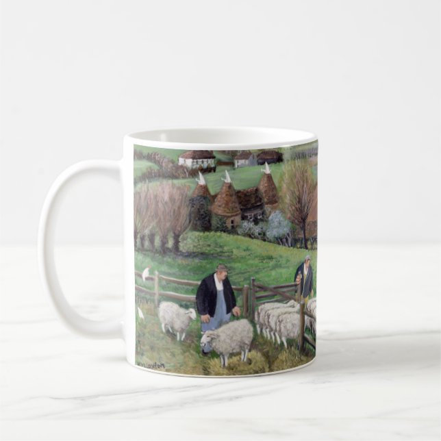 Thames beskådar kaffemugg (Vänster)