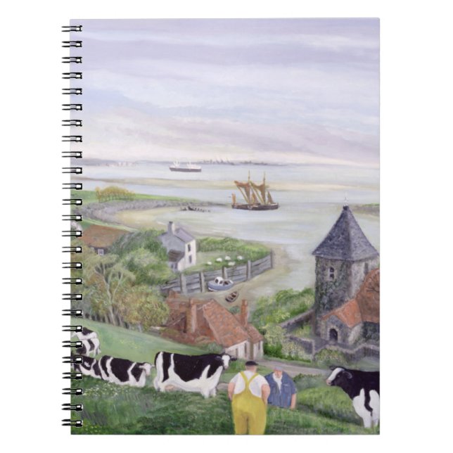 Thames bred flodmynninglantgård anteckningsbok (Framsidan)