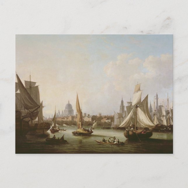 Thames-floden Vykort (Framsida)