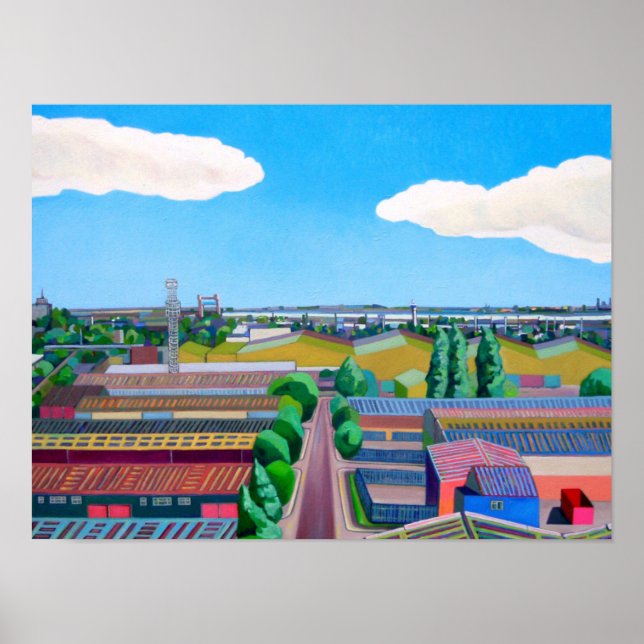 Thames Gateway, sommar Poster (Framsidan)