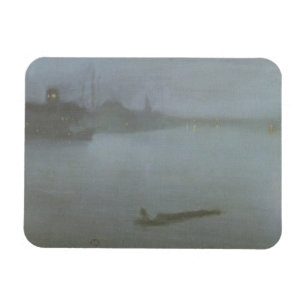 Thames - Nocturne i blått och silver, c.1872/8 (o Magnet