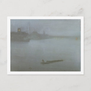 Thames - Nocturne in Blue and Silver, c.1872/8 (oi Vykort