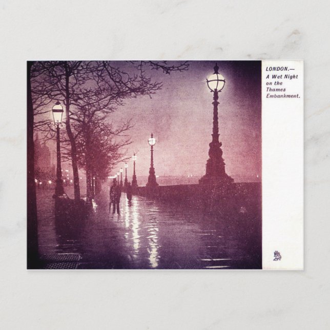 Thames River London Vykort (Framsida)