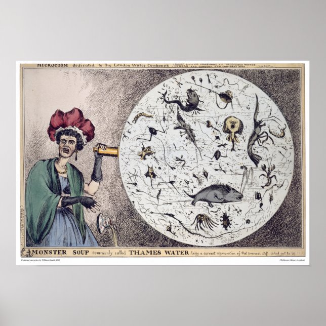 Thames Vatten Monster Soppa Poster (Framsidan)